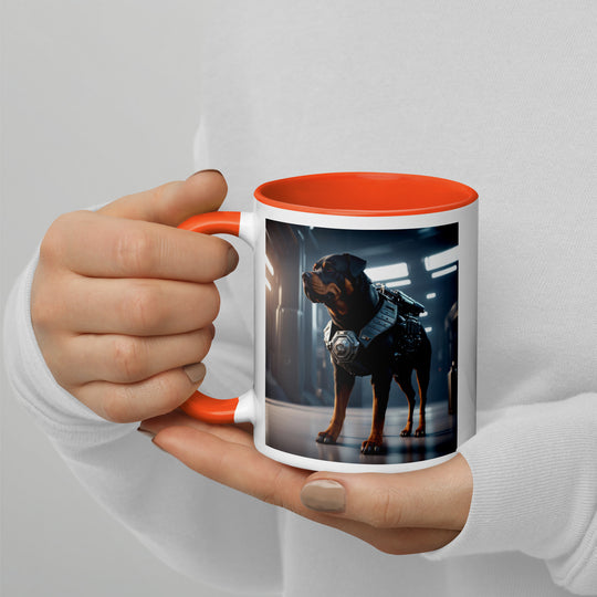 Rottweiler- Mug with Color Inside v2