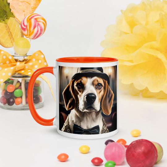 Beagle- Mug with Color Inside v4