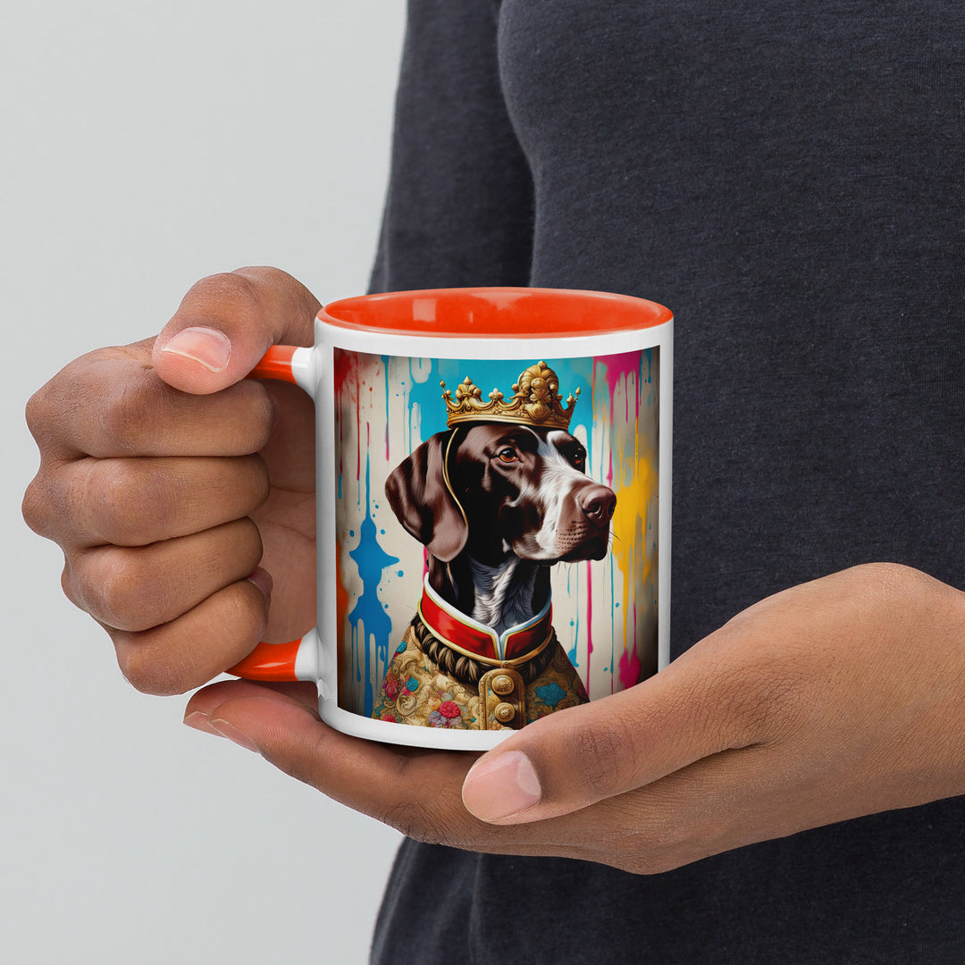 German Shorthaired Pointer- Mug with Color Inside