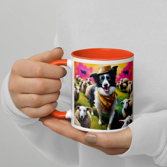 Australian Shepherd- Mug with Color Inside v2