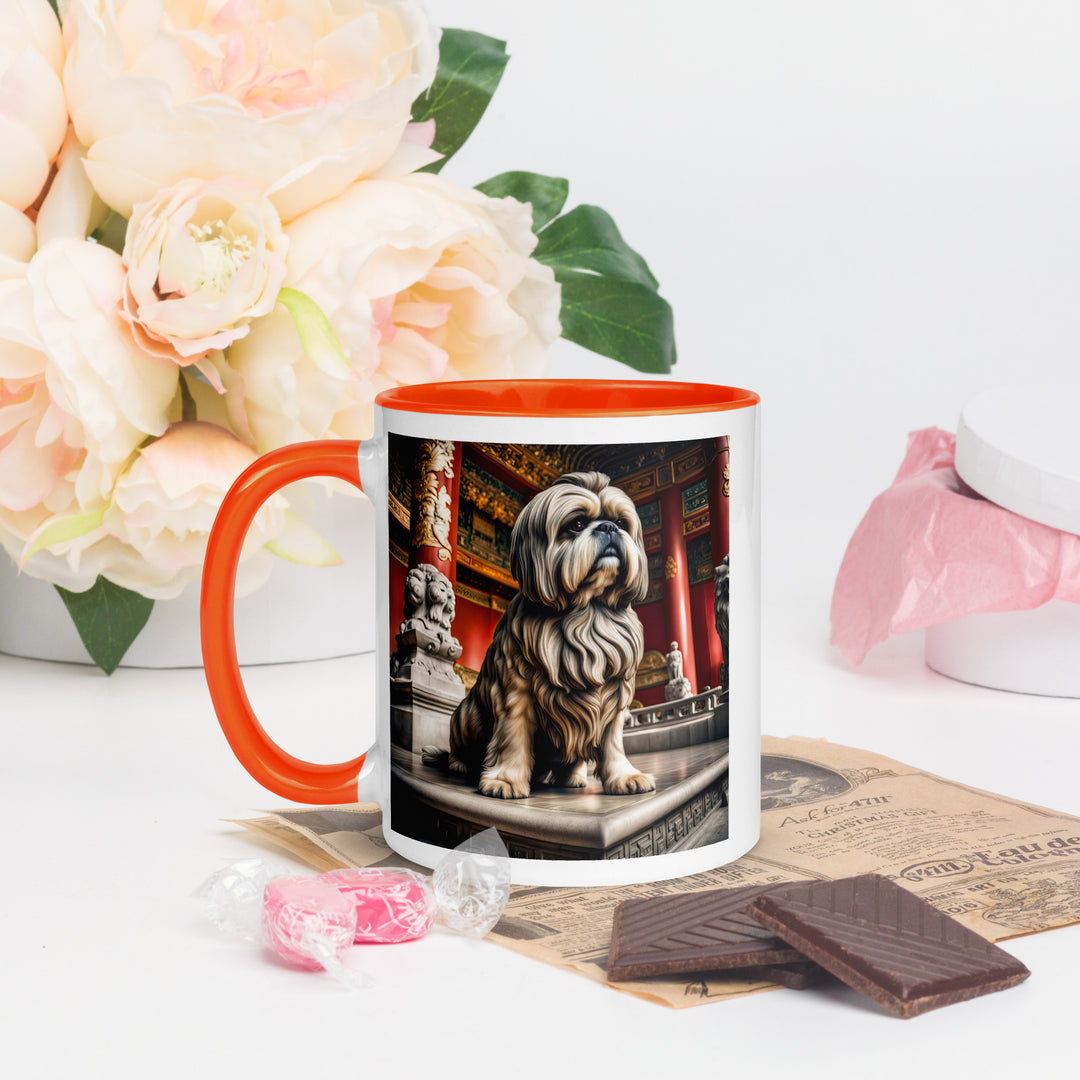 Shih Tzu- Mug with Color Inside v5