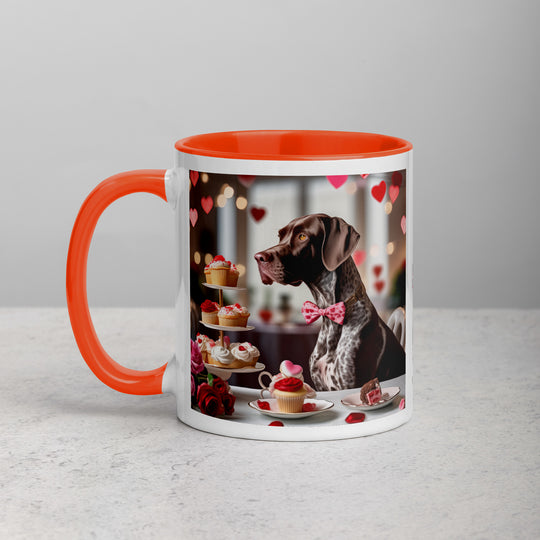 German Shorthaired Pointer Romantic- Mug with Color Inside