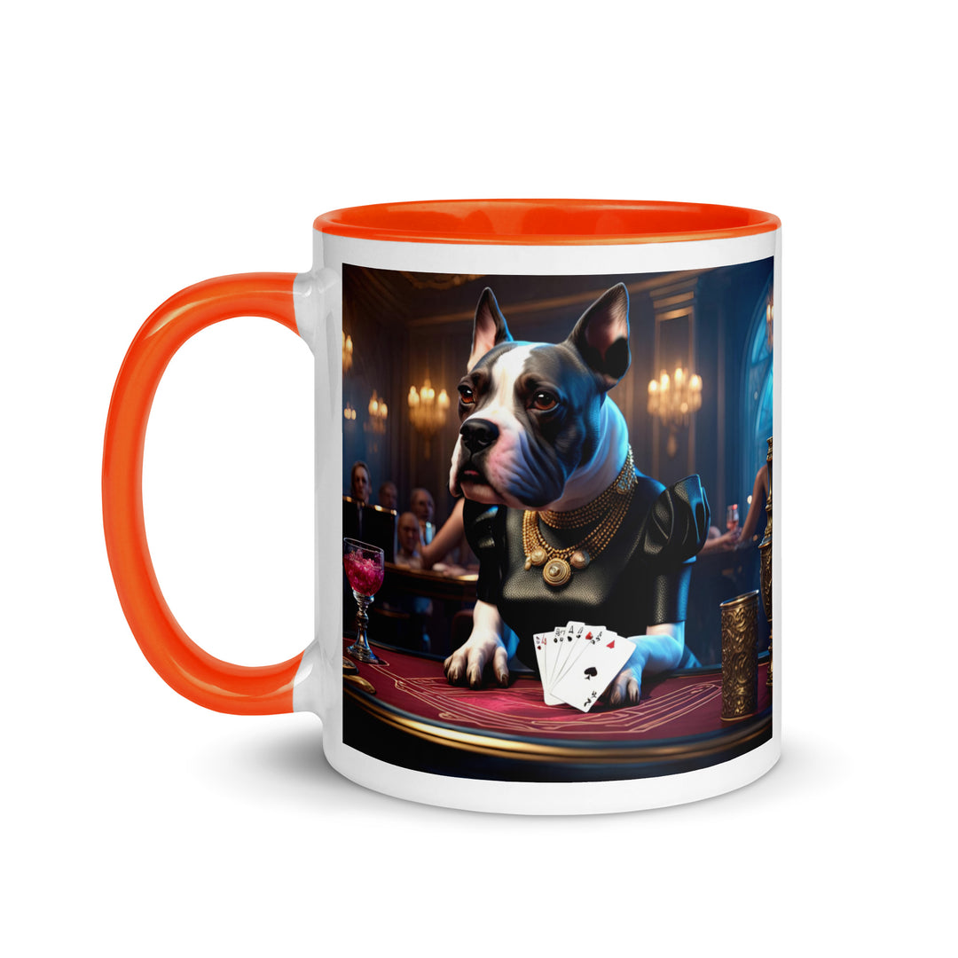 Catahoula Bulldog General- Mug with Color Inside v6