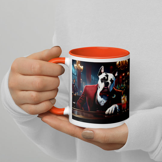 Catahoula Bulldog General- Mug with Color Inside v7