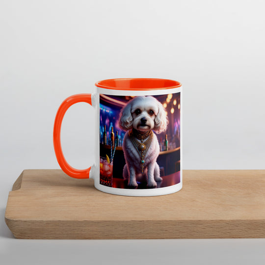 Cavachon- Mug with Color Inside v14