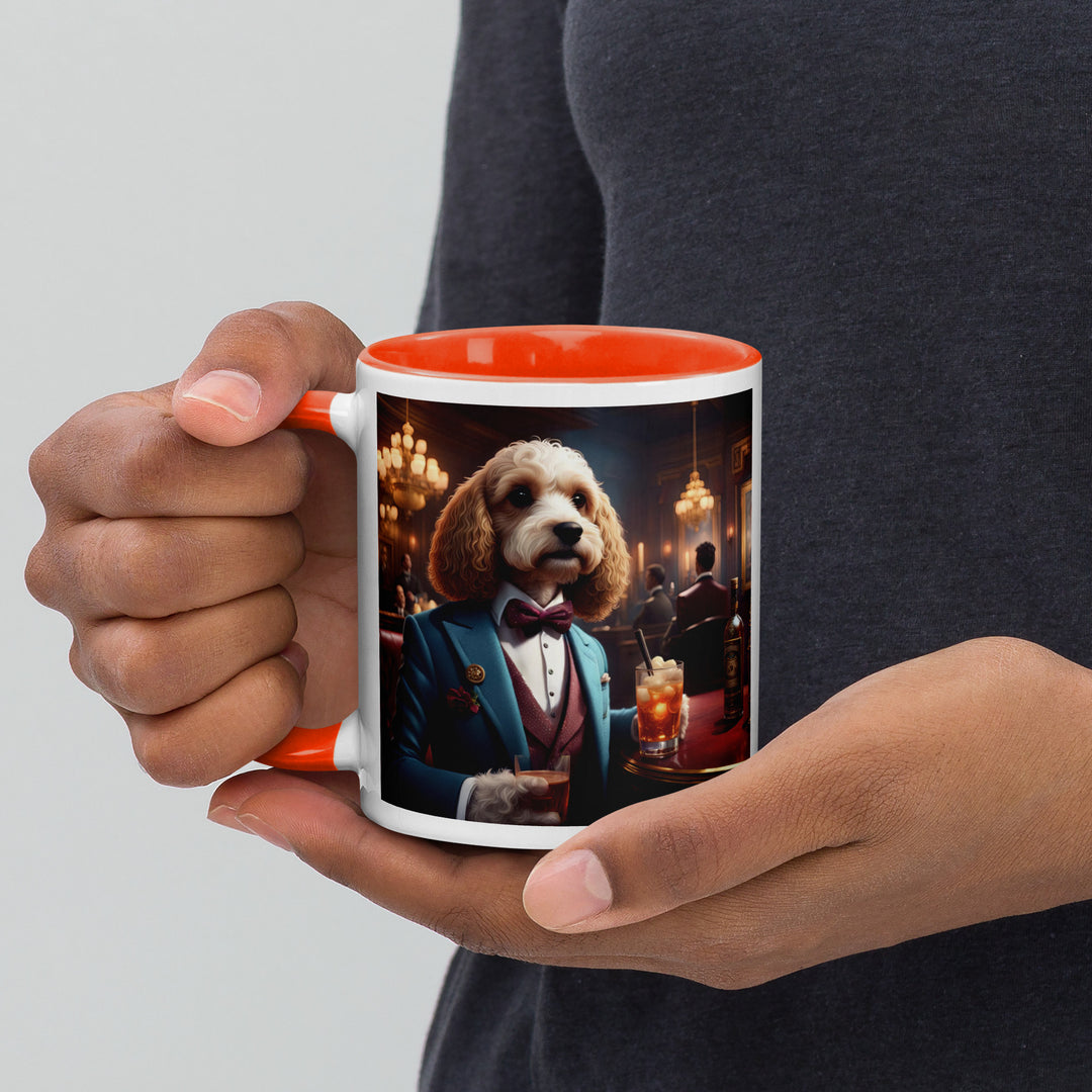 Cavapoo General- Mug with Color Inside v10