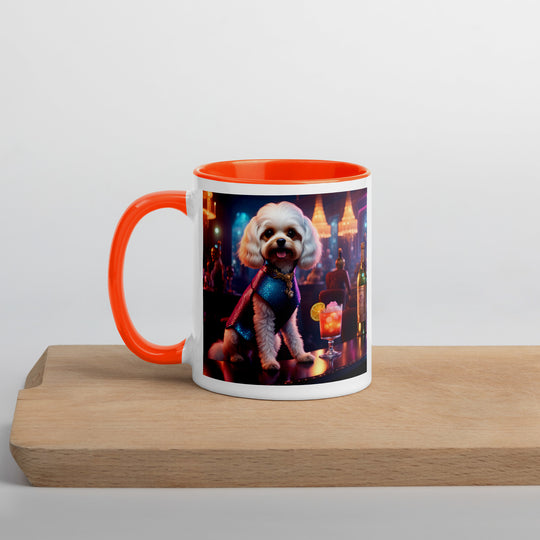 Cavapoo General- Mug with Color Inside v23