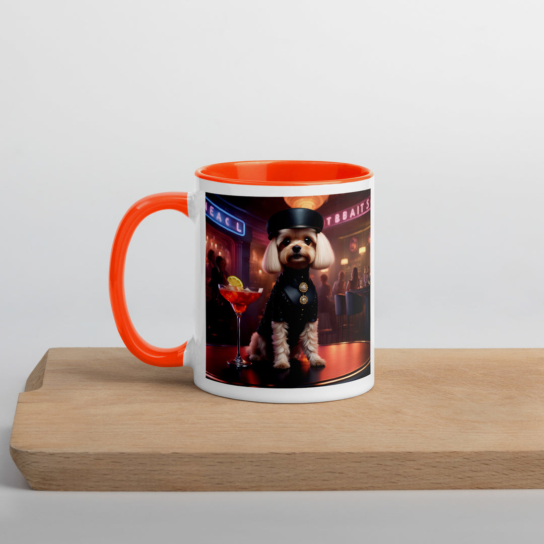 Cavapoo General- Mug with Color Inside v27