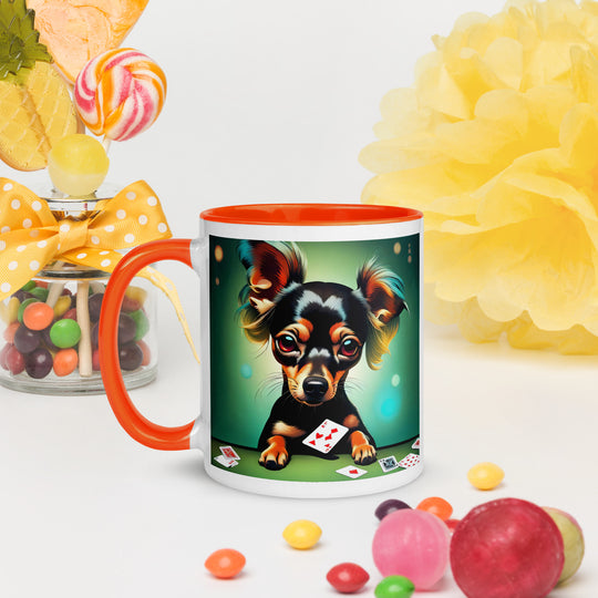 Chiweenie General- Mug with Color Inside v3