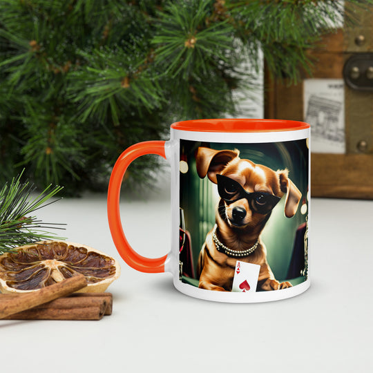 Chiweenie General- Mug with Color Inside v5