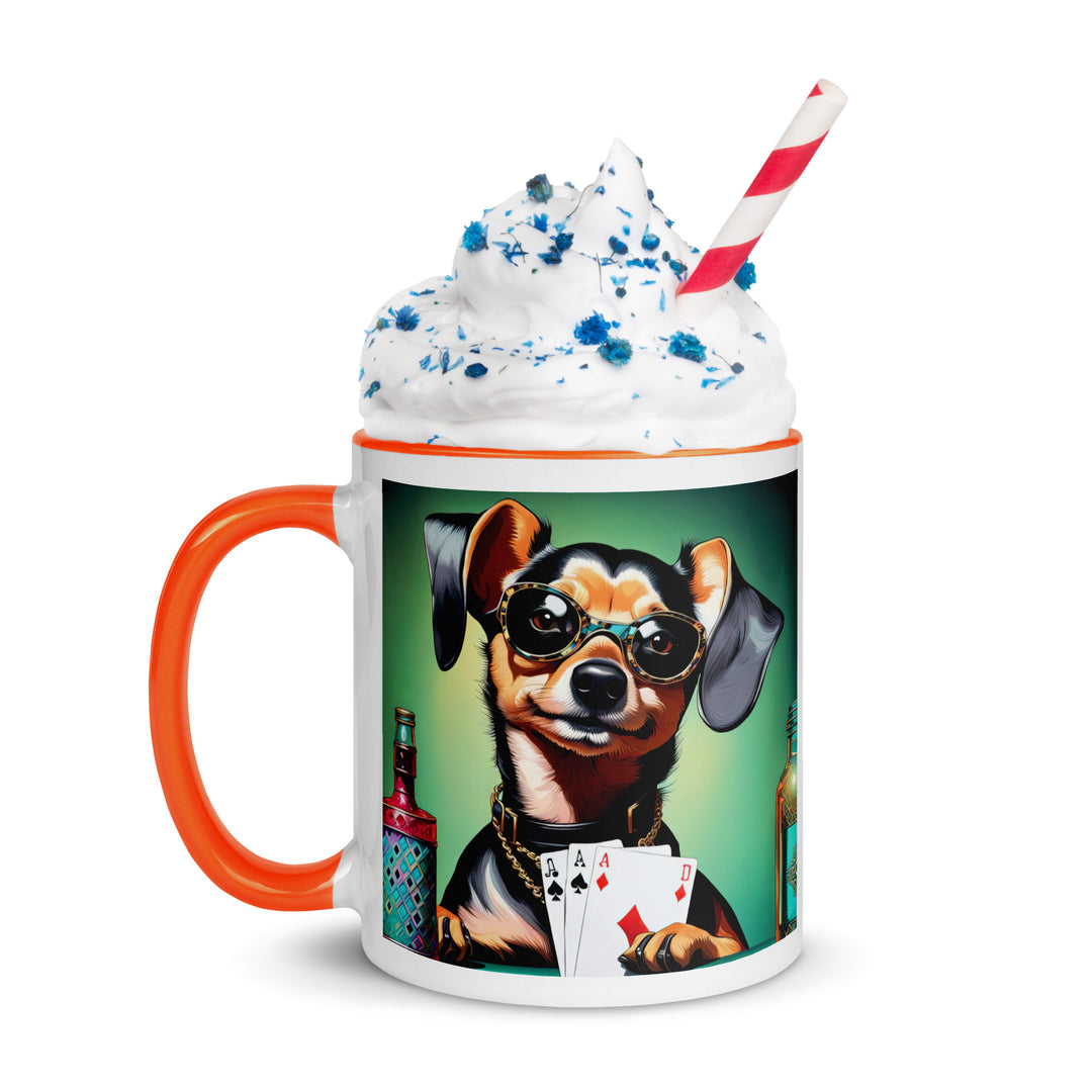 Chiweenie General- Mug with Color Inside v13