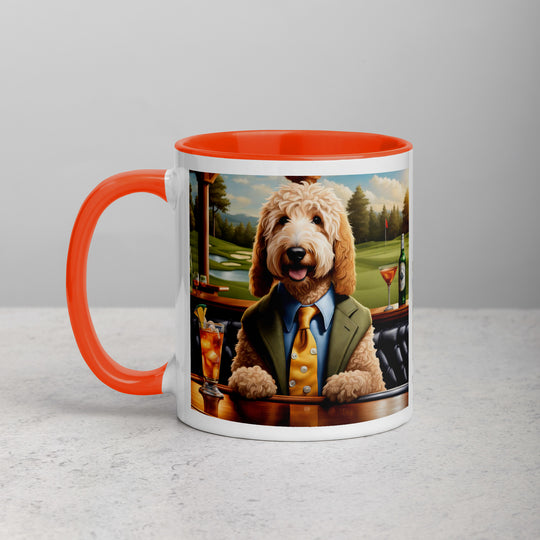 Goldendoodle- Mug with Color Inside v4