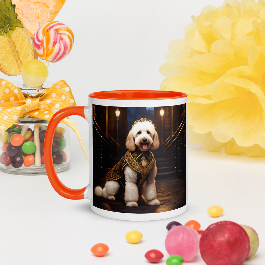 Goldendoodle- Mug with Color Inside v7