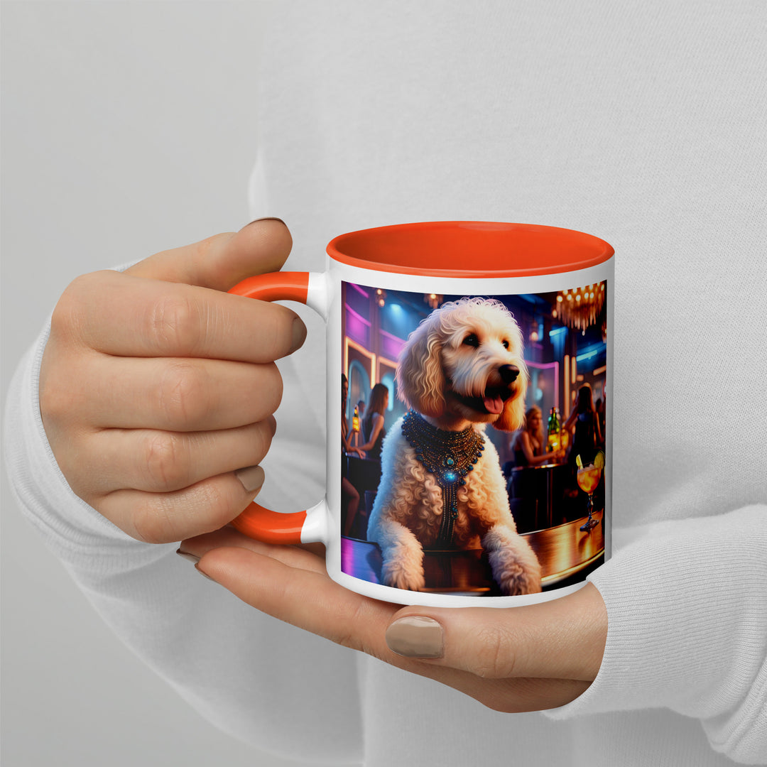 Goldendoodle- Mug with Color Inside v9