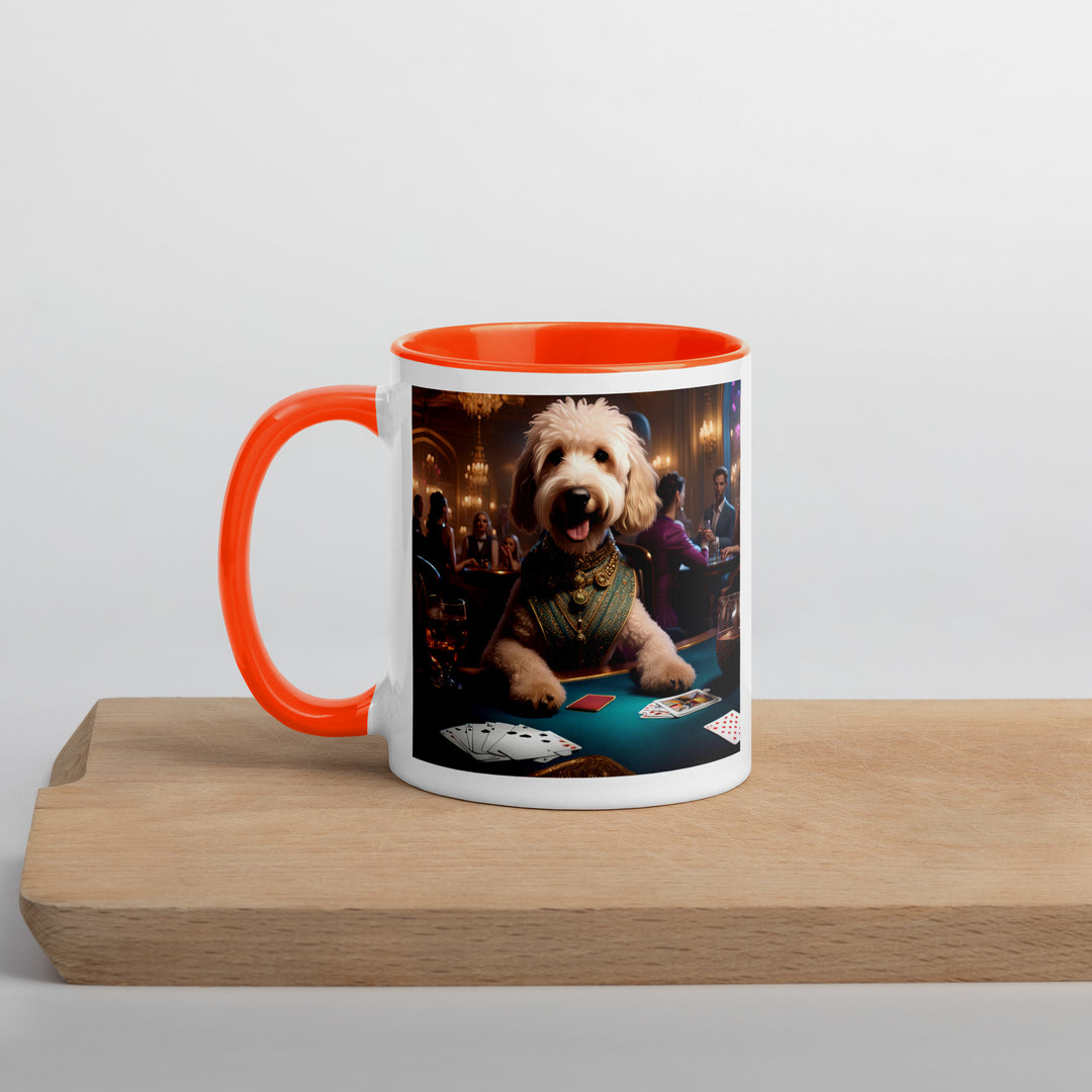 Goldendoodle- Mug with Color Inside v18