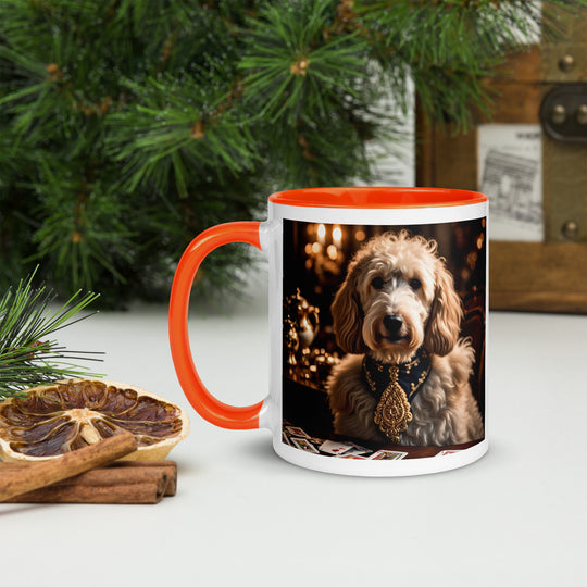 Goldendoodle- Mug with Color Inside v23