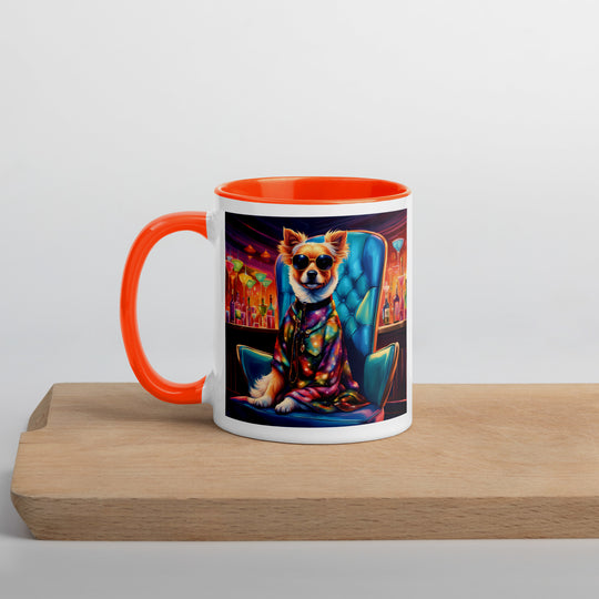 Pekapoo General- Mug with Color Inside v7