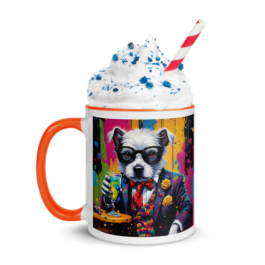 Pekapoo General- Mug with Color Inside v12