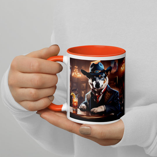 Texas Heeler General- Mug with Color Inside v3