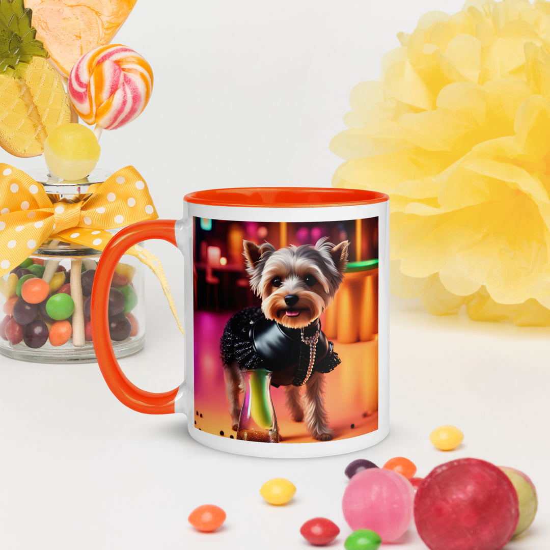 Yorkipoo General- Mug with Color Inside v5