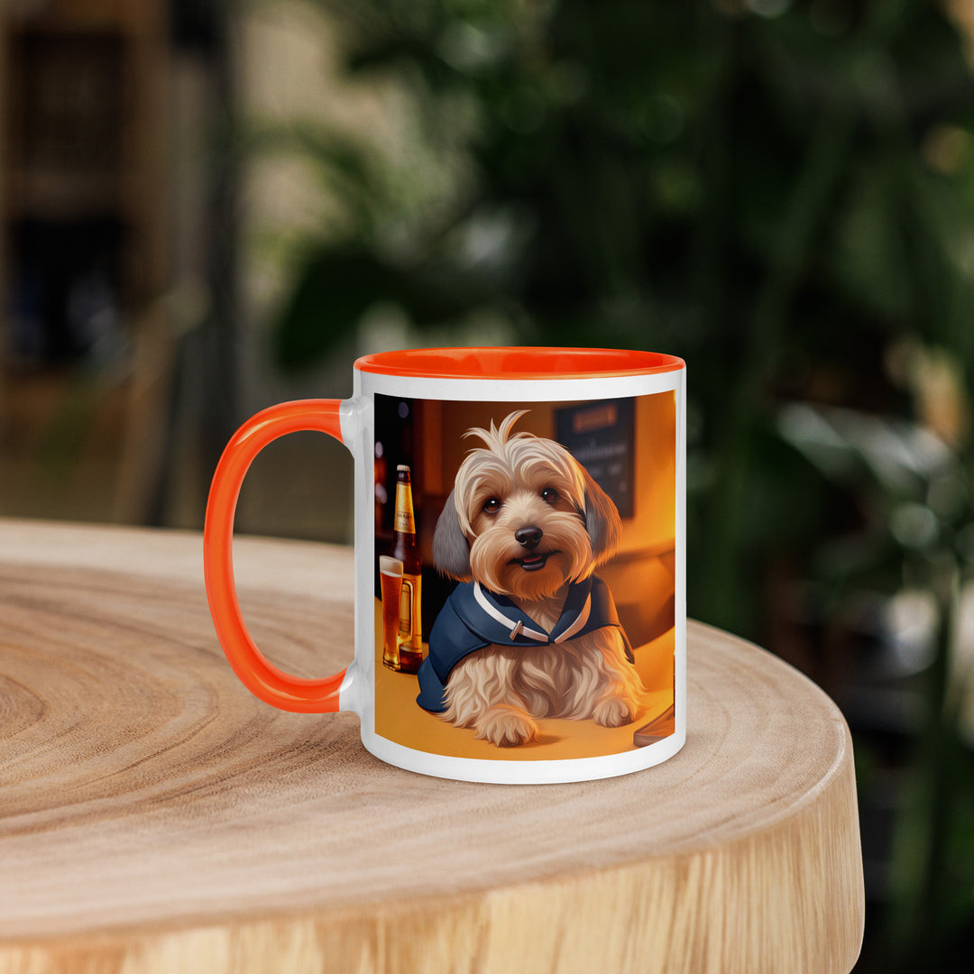 Yorkipoo General- Mug with Color Inside v7