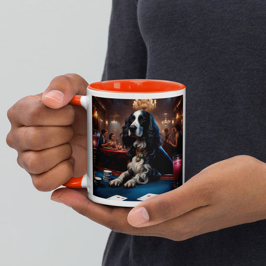 Sprocker Spaniel General- Mug with Color Inside v9