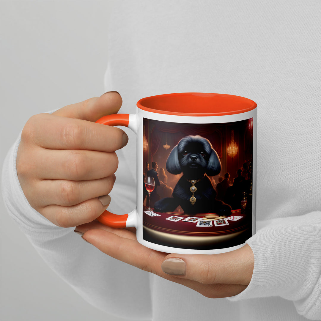 Pugapoo General- Mug with Color Inside v5