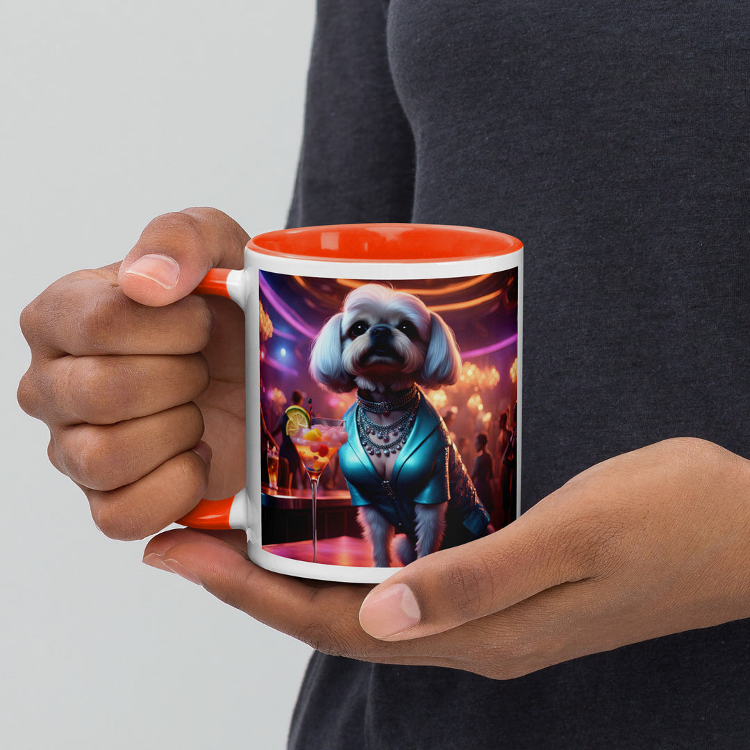 Pugapoo General- Mug with Color Inside v2