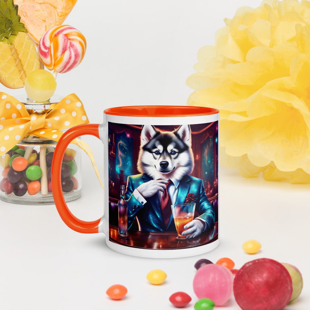 Pomsky General- Mug with Color Inside