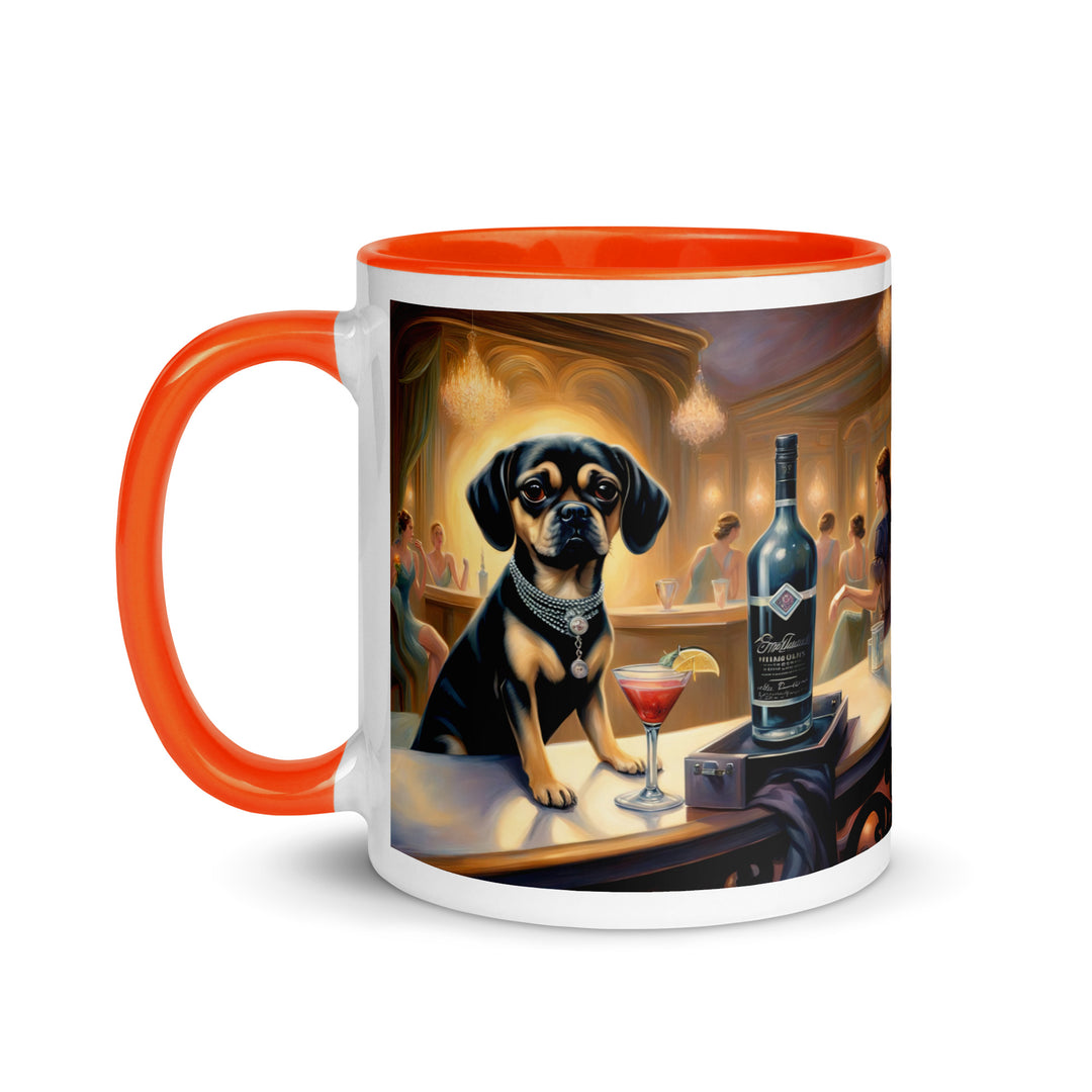 Puggle General- Mug with Color Inside v5