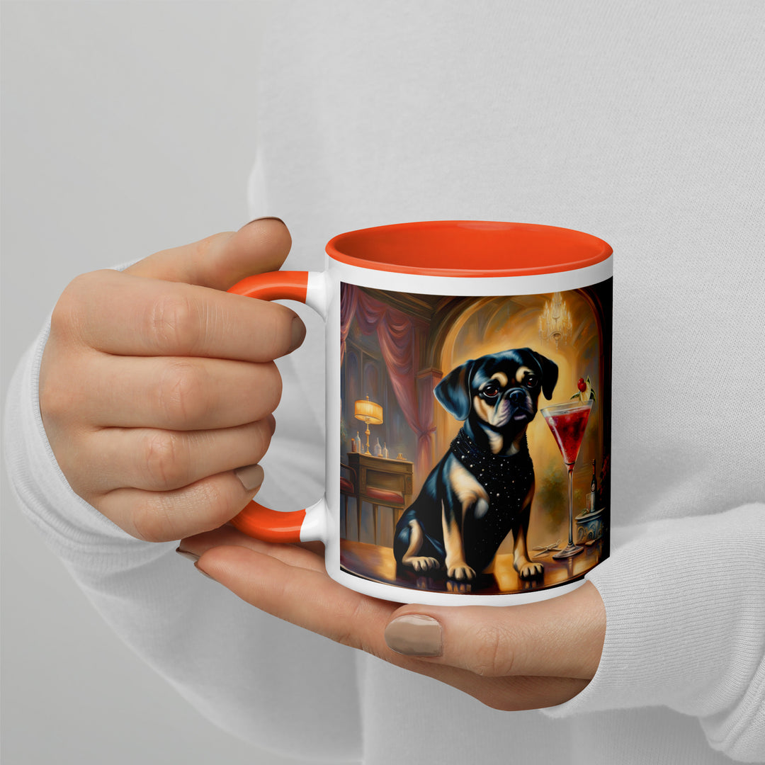 Puggle General- Mug with Color Inside v6