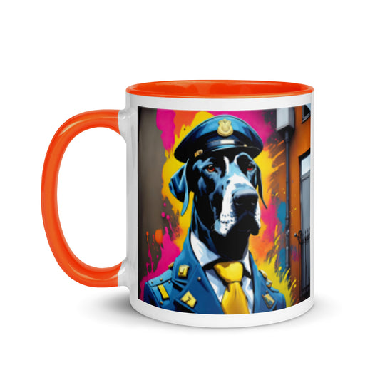 Great Dane- Mug with Color Inside v5