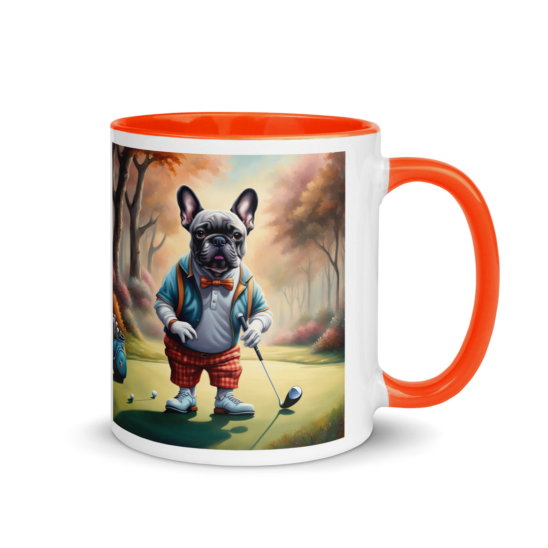 Mug with Color Inside-French Bulldog