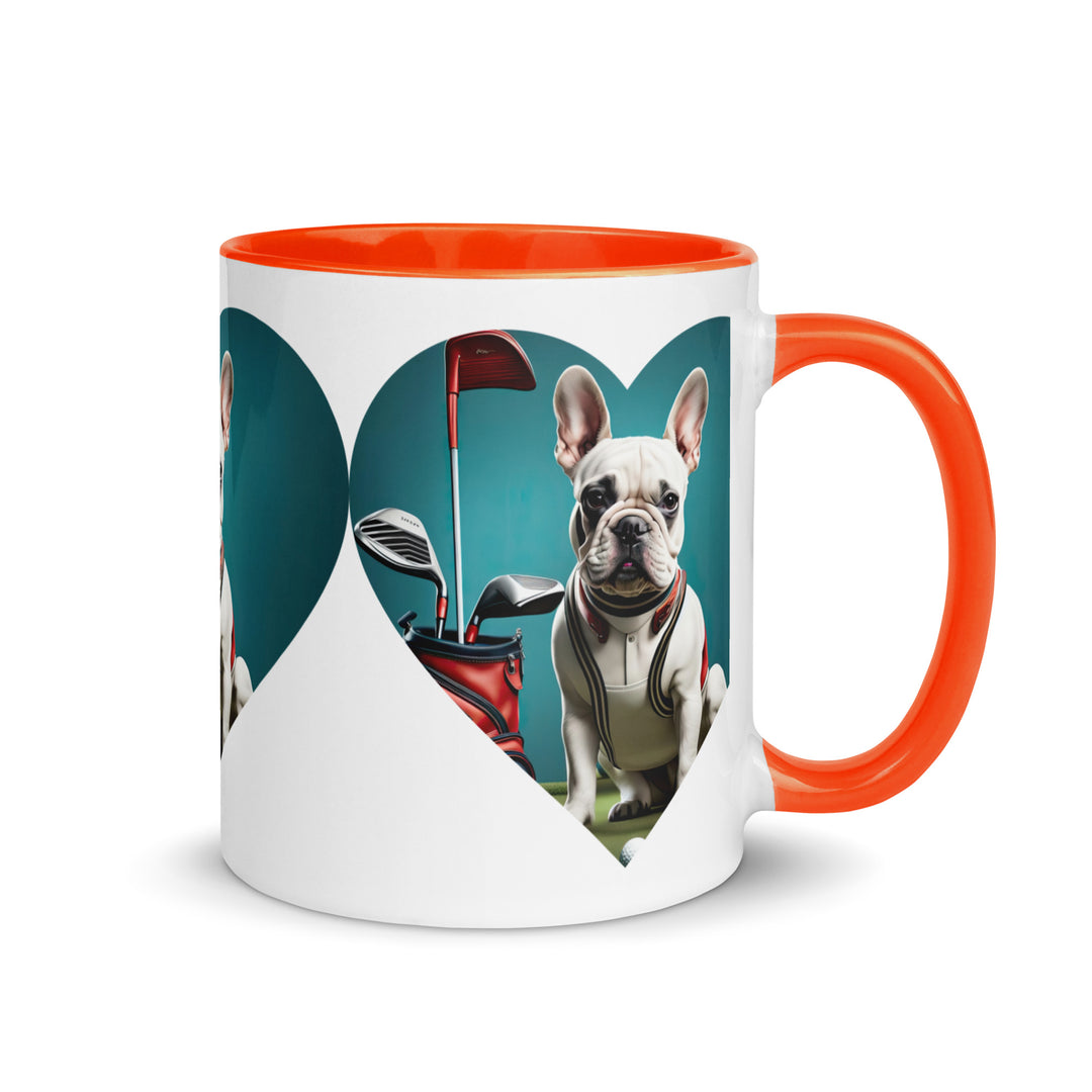 Mug with Color Inside-French Bulldog V7