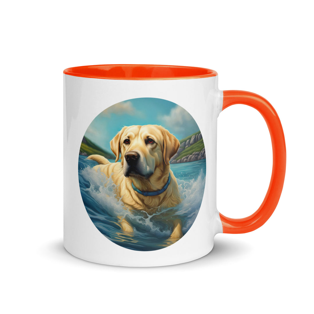 Mug with Color Inside-Labrador Retriever V20