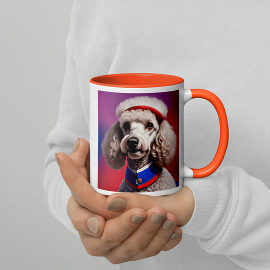 Poodle- Mug with Color Inside v5