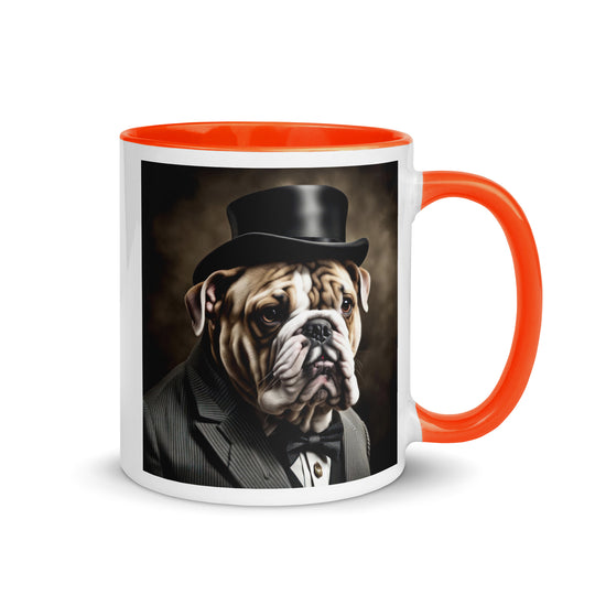 Bulldog- Mug with Color Inside