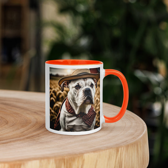 American Bulldog- Mug with Color Inside v3