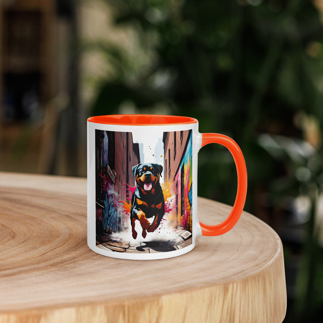 Rottweiler- Mug with Color Inside