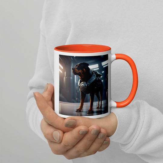 Rottweiler- Mug with Color Inside v2