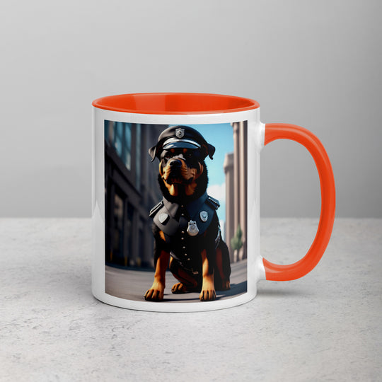 Rottweiler- Mug with Color Inside v3