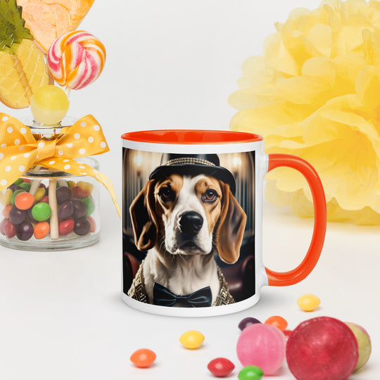 Beagle- Mug with Color Inside v4