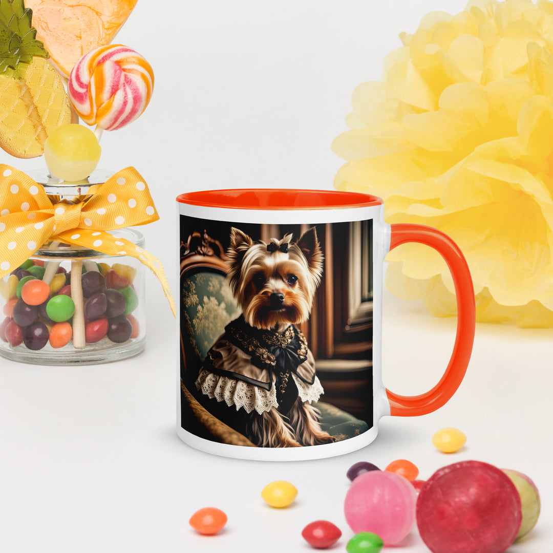 Yorkshire Terrier- Mug with Color Inside