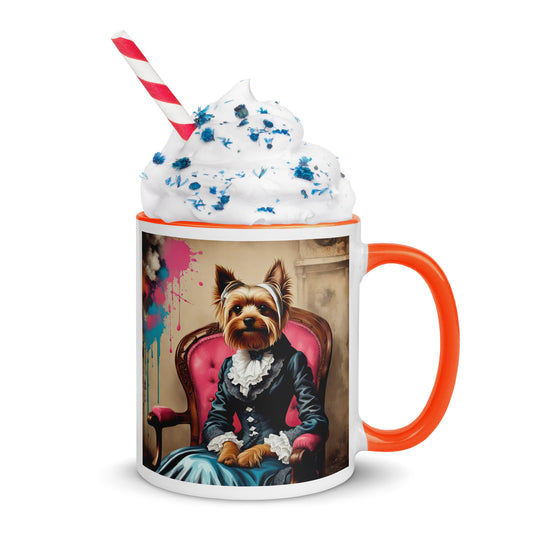 Yorkshire Terrier- Mug with Color Inside v3