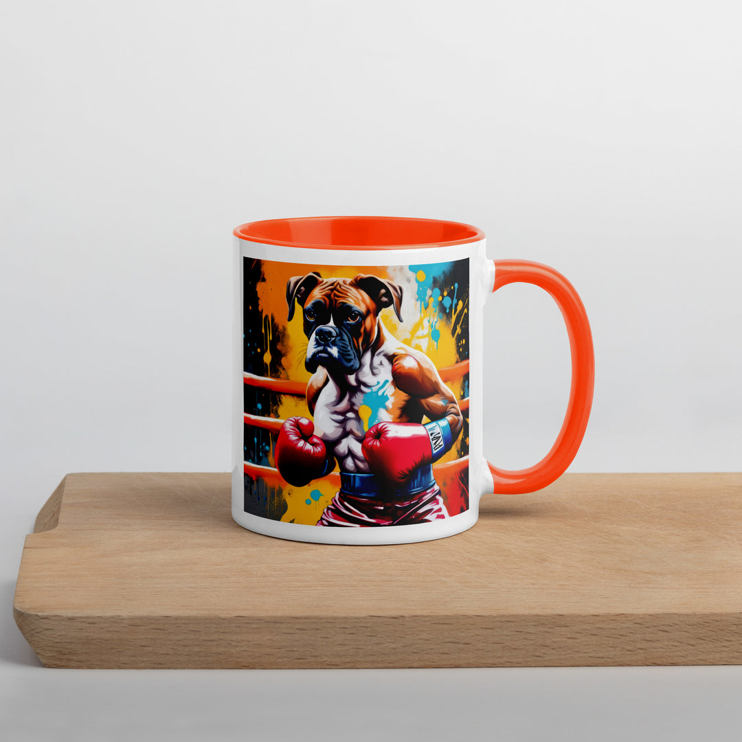 Boxer- Mug with Color Inside v4