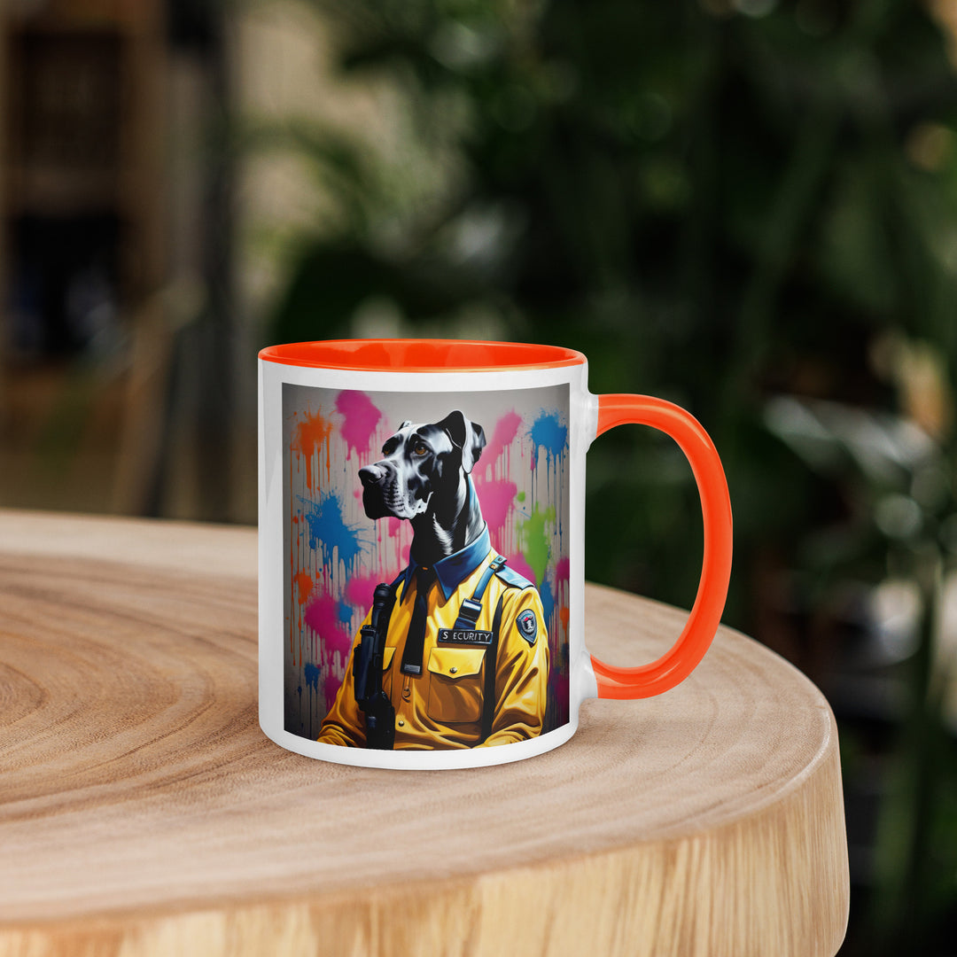 Great Dane- Mug with Color Inside v2