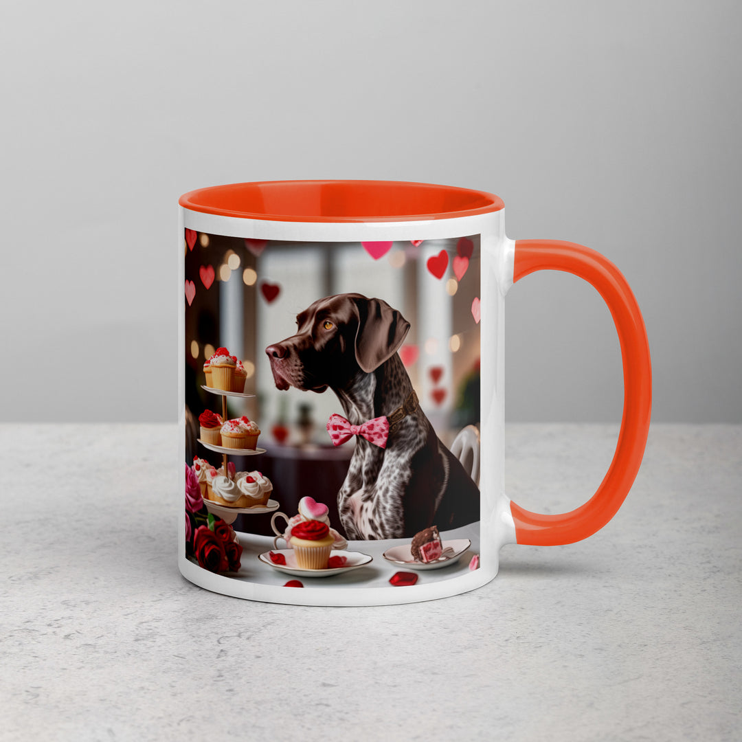 German Shorthaired Pointer Romantic- Mug with Color Inside