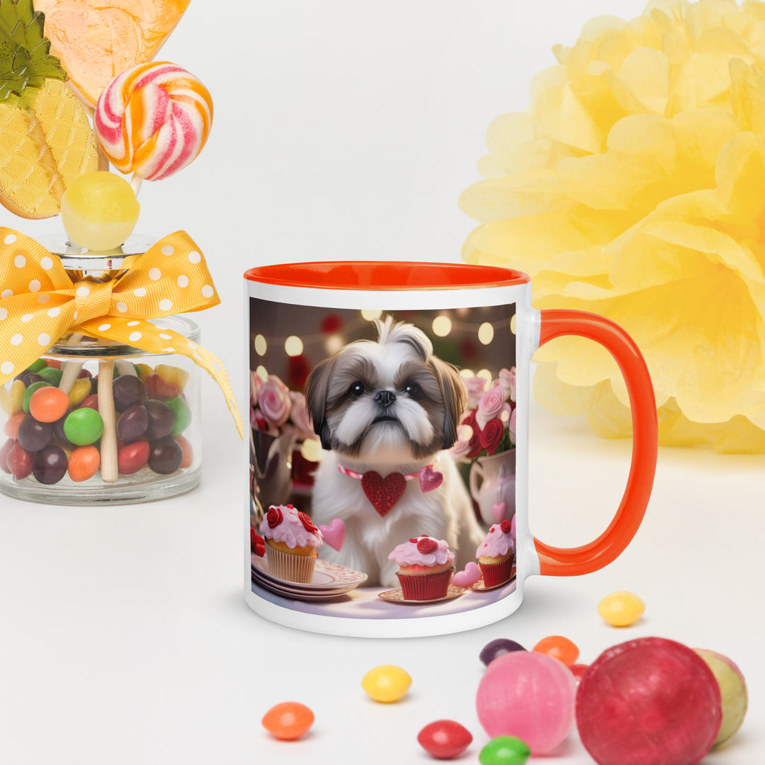 Shih Tzu Romantic- Mug with Color Inside