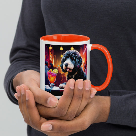 Bernedoodle General- Mug with Color Inside v4