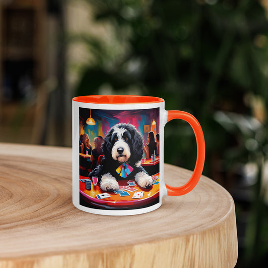 Bernedoodle General- Mug with Color Inside v5